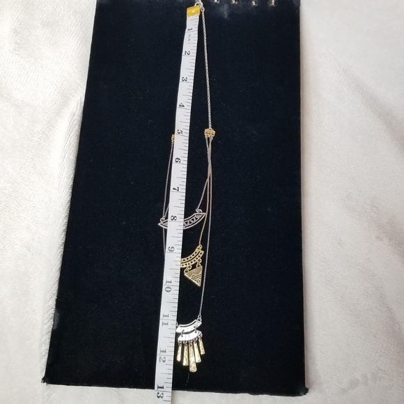 Lucky Brand Three Strand Layered Necklace - Picture 3 of 4